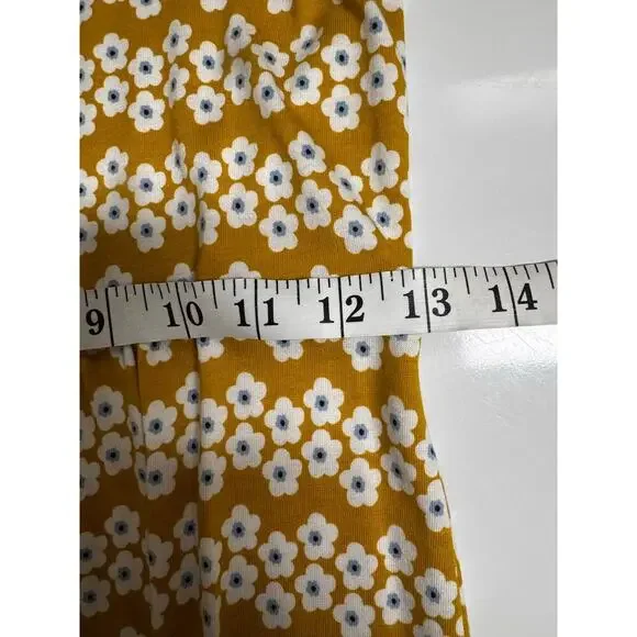 Boden • Penelope Jersey Dress mustard yellow Dijon Daisy Stripe midi Size 6 NWOT - Picture 7 of 7